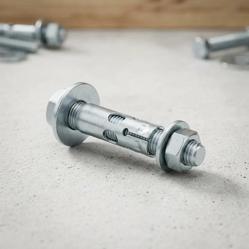 Cheville métallique à expansion zinguée (M6x55)